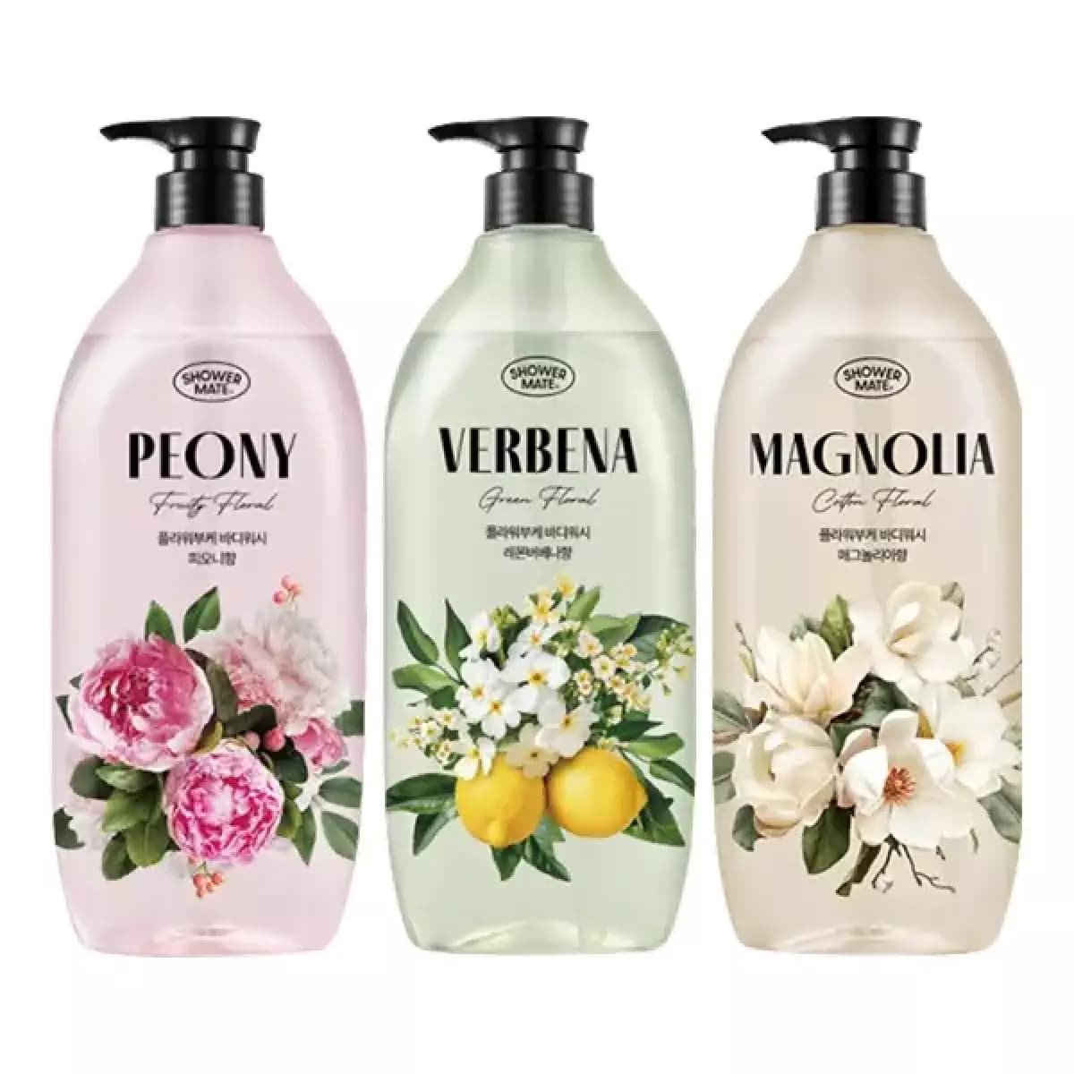 샤워메이트 매그놀리아 부케외 바디워시 900ml 3개 8,170원(티멤)