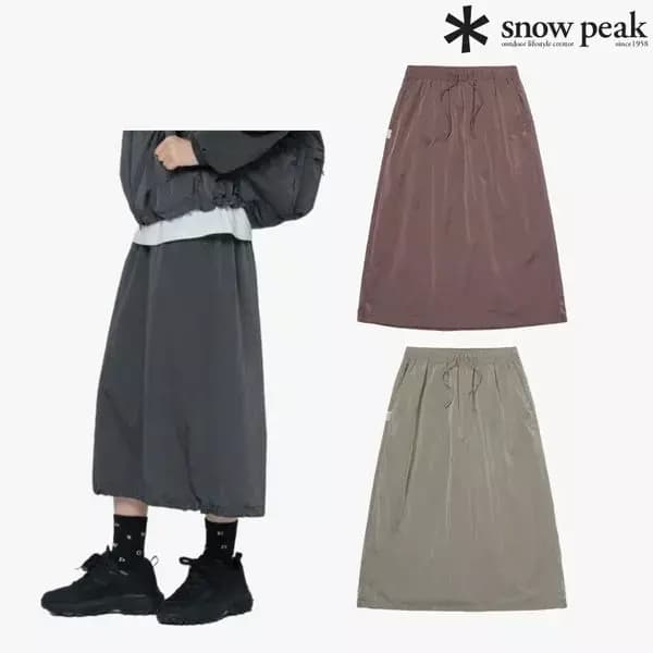 스노우피크 여성 브라이트 스커트