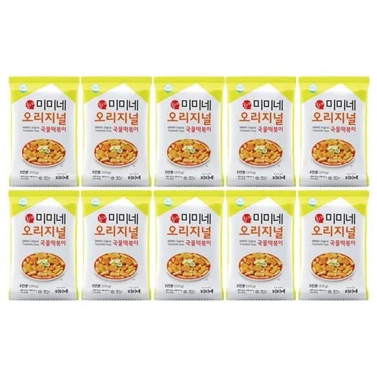 미미네 오리지널 국물떡볶이 570g 10봉 30인분