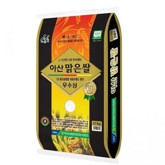 25년 햅쌀 특등급 아산맑은쌀 10kg 30,520원