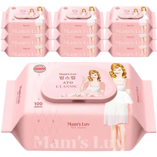 아토클래식물티슈100매 10팩 6800원