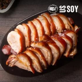 누리푸드 흑마늘 순살 슬라이스 족발 300gX2팩 양념새우젓 2개