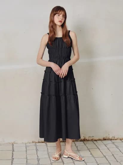 더틸버리 프릴 롱 원피스 41650원
