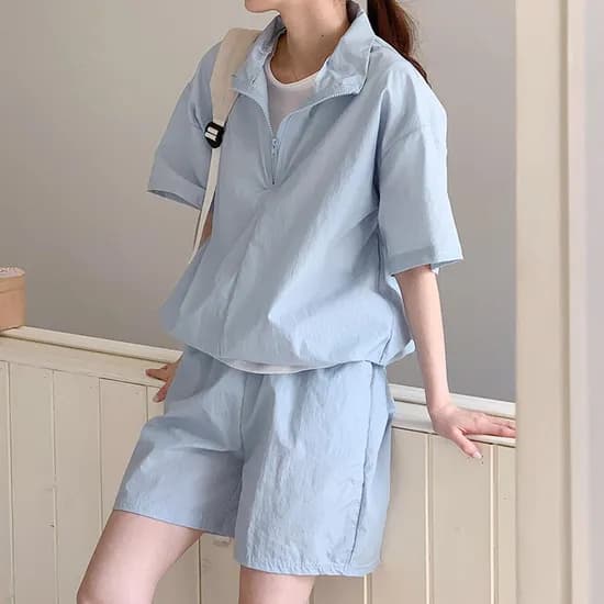 KARRA 아노락하프슬리브티셔츠+팬츠세트 19,920원 무배