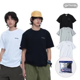 아웃도어프로덕츠 로고 반팔티셔츠 3팩 18,500원 무배