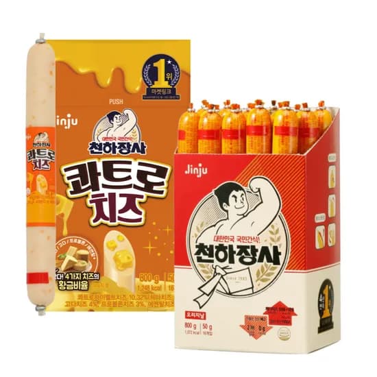 진주햄 천하장사 오리지날800g+콰트로치즈800g 19,900원