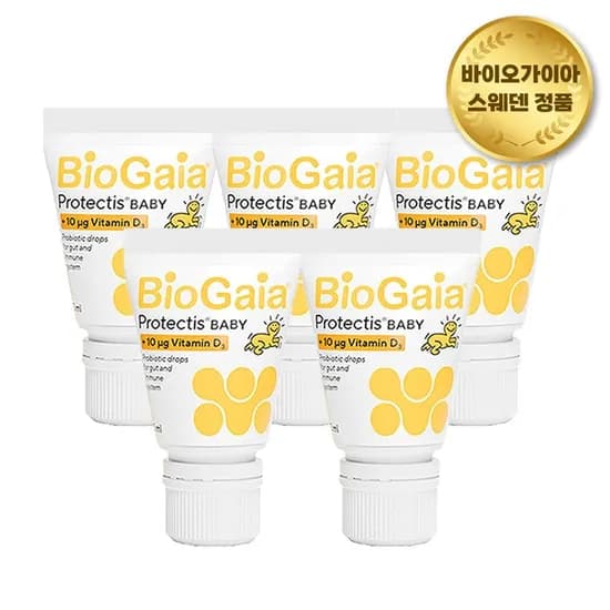 바이오가이아 아기 유산균 비타민D 튜브형 10ml 이지드롭 5개 132,990원