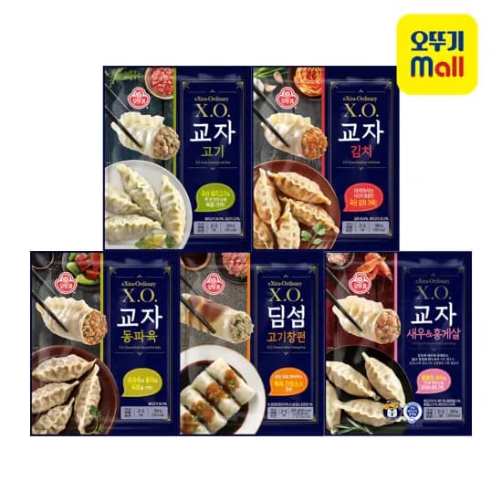 오뚜기 X.O. 교자 고기,김치 8봉 무배 23840원