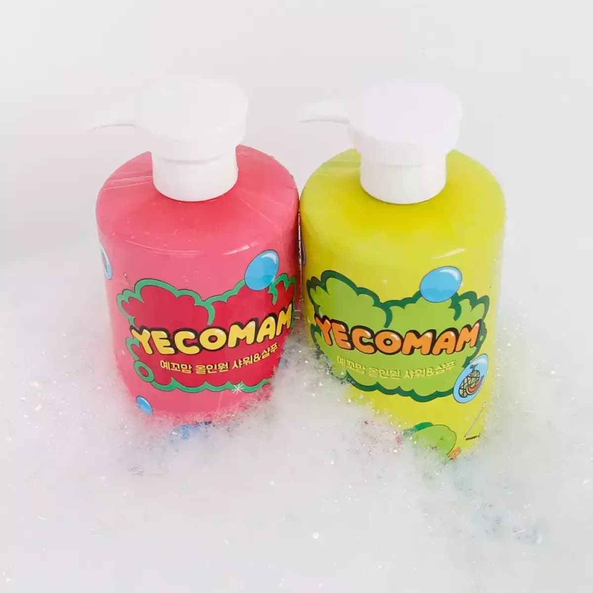 예꼬맘 어린이 올인원 샴푸 바디워시 겸용 1000ml 2개