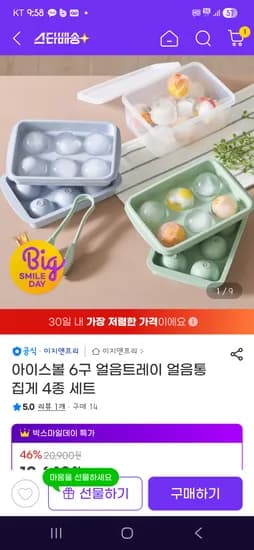 아이스볼 6구 얼음트레이 4종세트