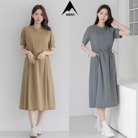 냉감 쿨 경량 원피스