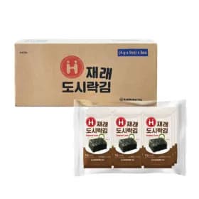 해농 재래도시락김 72봉 18,920원 봉당 262원