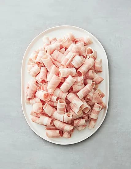Kim's butcher 냉동 돌돌말이 대패 삼겹살 1kg