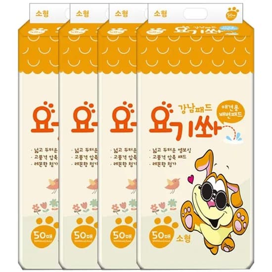 요요쉬 강아지 강남패드 배변패드 36g 200매