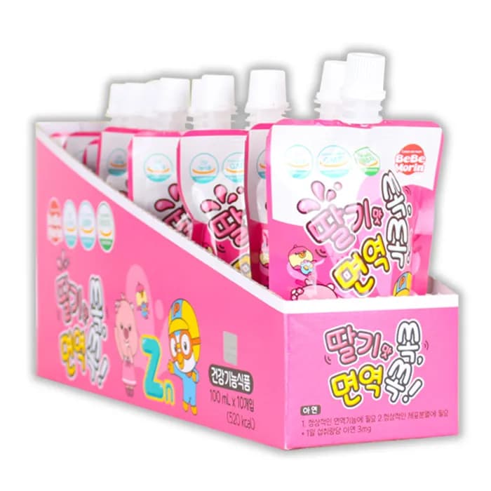 뽀로로 면역음료 딸기맛 100ml*10개