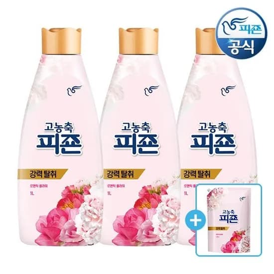 피죤 고농축 강력탈취 섬유유연제 1L 3개 외 다양 1.6L 리필 12,900원