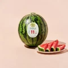 수박 6-7키로 17100원.