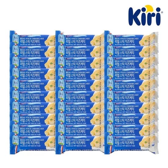 끼리 크림치즈 리얼스틱 치즈 케이크 30g 30개 외 다양 나이프