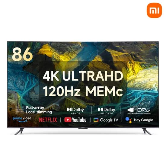 샤오미 86인치 4K UHD 구글 스마트 고화질 TV