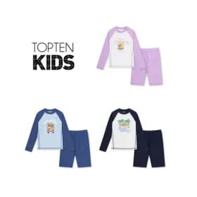 탑텐키즈 카카오 래쉬가드 상하세트