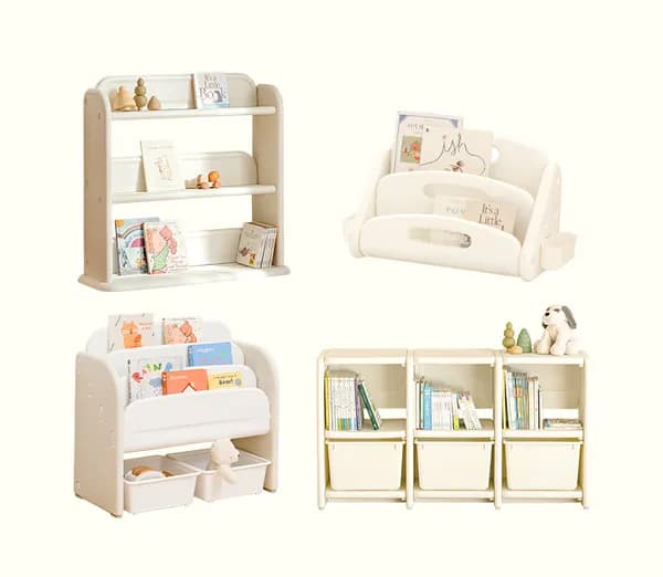 슬림 아기 전면 책장 1개