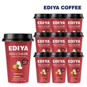 이디야 컵커피 토피넛 시그니처 라떼 300ml 10입