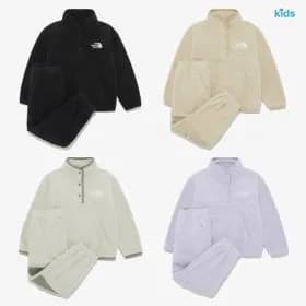 노스페이스 키즈 파인콘 플리스 상하세트