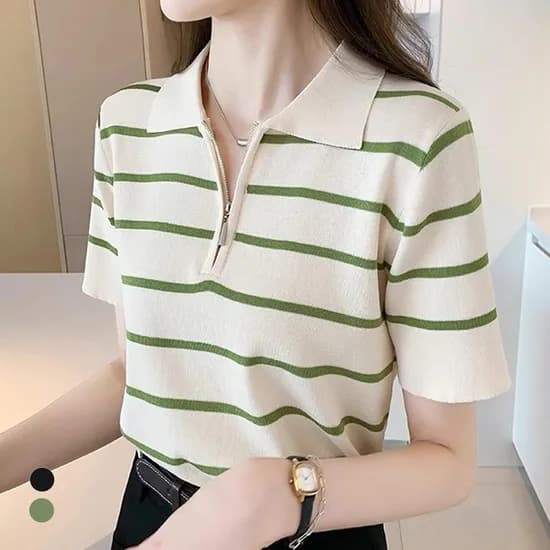 KARRA 하프집업단가라반팔니트 10,940원