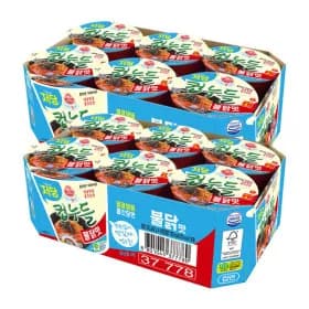 오뚜기 LIGHTJOY 저당컵누들 불닭맛 컵 (42GX6) 2팩 (총 12개) 무배 11400원