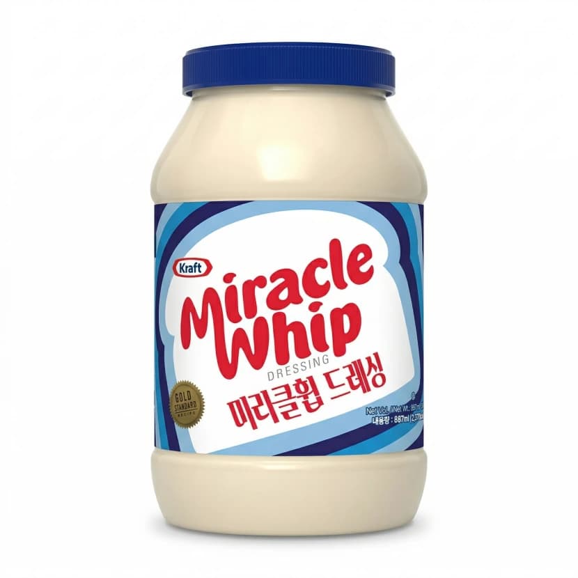 하인즈 미라클 휩 887ml x 4개