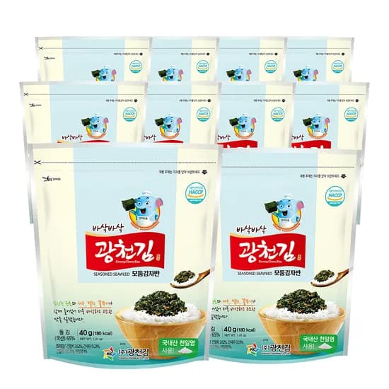광천김 김자반 10봉 9,900원 무배