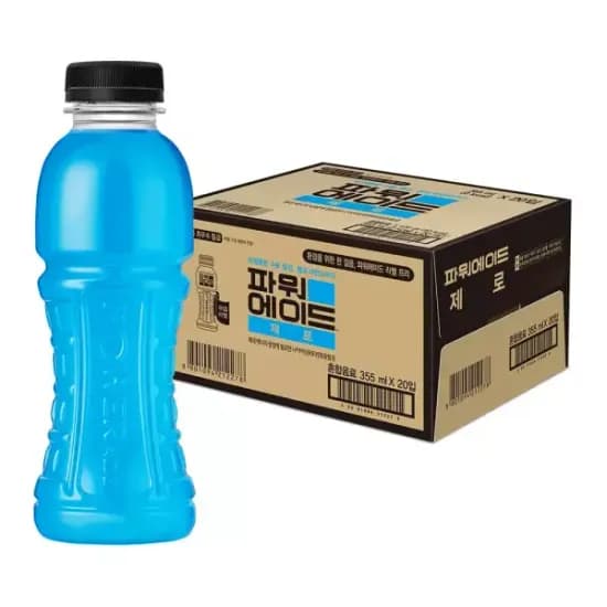 파워에이드 마운틴블라스트 무라벨 355ml 20개 티멤+카드 9850원 무배