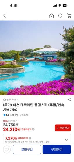 테르메덴 종일권 24,750원 핫딜