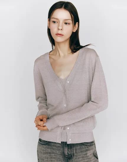 여성 시어 브이넥 가디건22,800원 무료배송