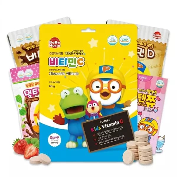 뽀로로 비타민c 50정 3개 5,400원 무배