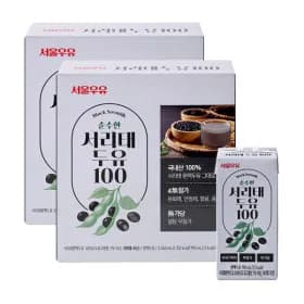 서울우유 서리태 두유 190ml 외 다양 32팩
