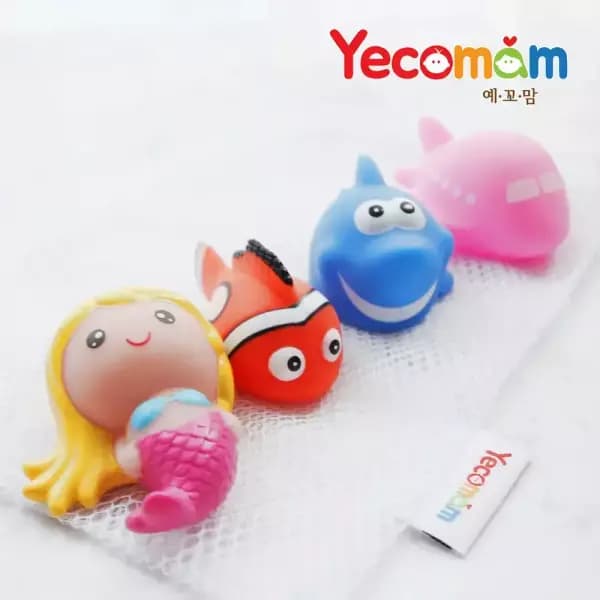 예꼬맘 LED 물놀이 장난감 4개 + 그물망, 9,980원