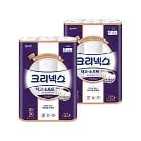 크리넥스 3겹 데코앤화이트 50롤 외 다양, 24,164원