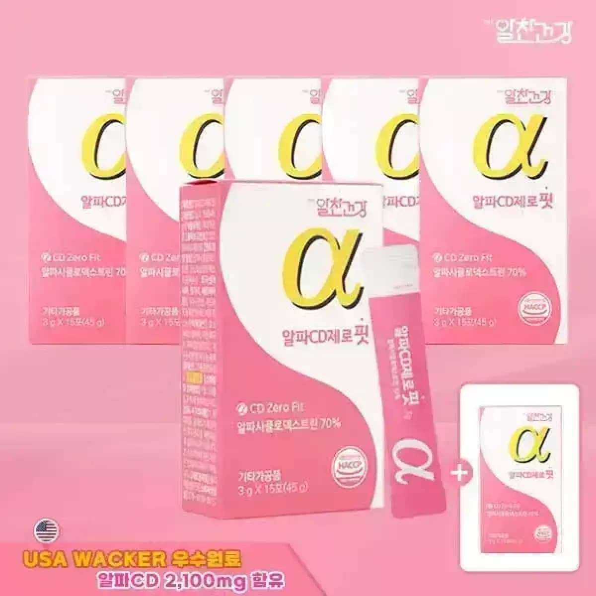 알파CD 식이섬유 파우더 자두맛 외 다양 105포