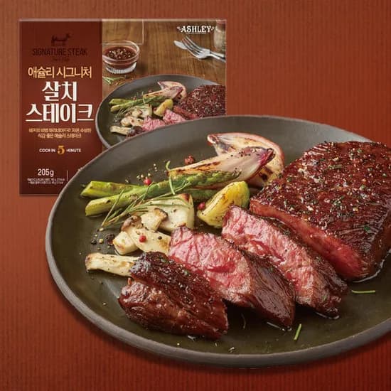 애슐리 시그니처 살치 스테이크 소스 포함 200g x 4팩 28,900원
