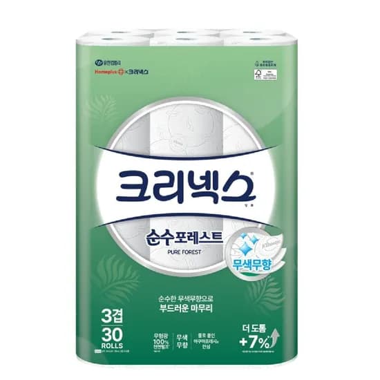 크리넥스 순수포레스트 30m 30롤 외 다양
