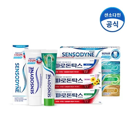 센소다인 센서티비티 앤 검케어 치약 100g 외 6개