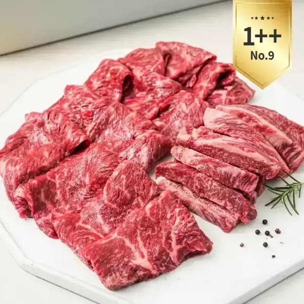 한우갈비살+로스구이 모듬 400g 1팩