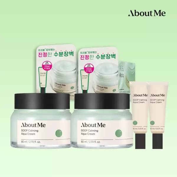 어바웃미 숲 진정 수분크림 80mL + 10mL 2개 세트 2세트