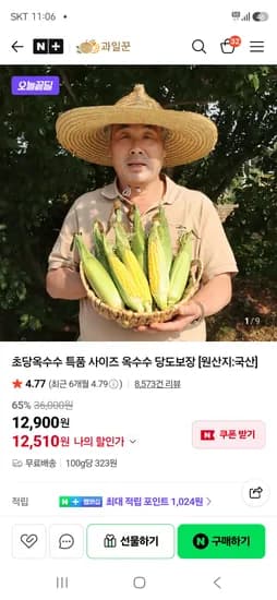 초당옥수수 특품 10개입