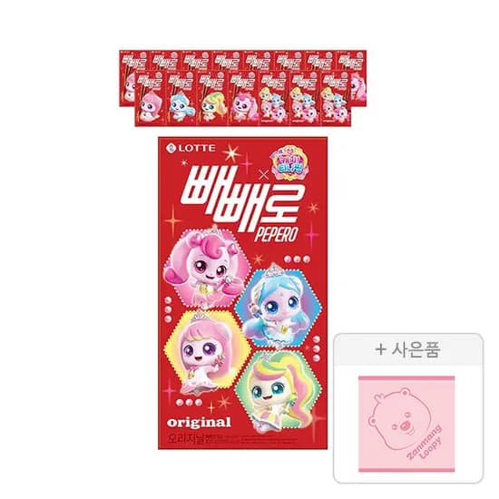 티니핑 빼빼로 초코 16개