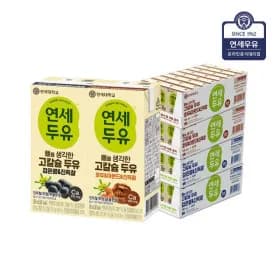연세 고칼슘 두유 검은콩+호두아몬드 180ml 96팩 31,370원