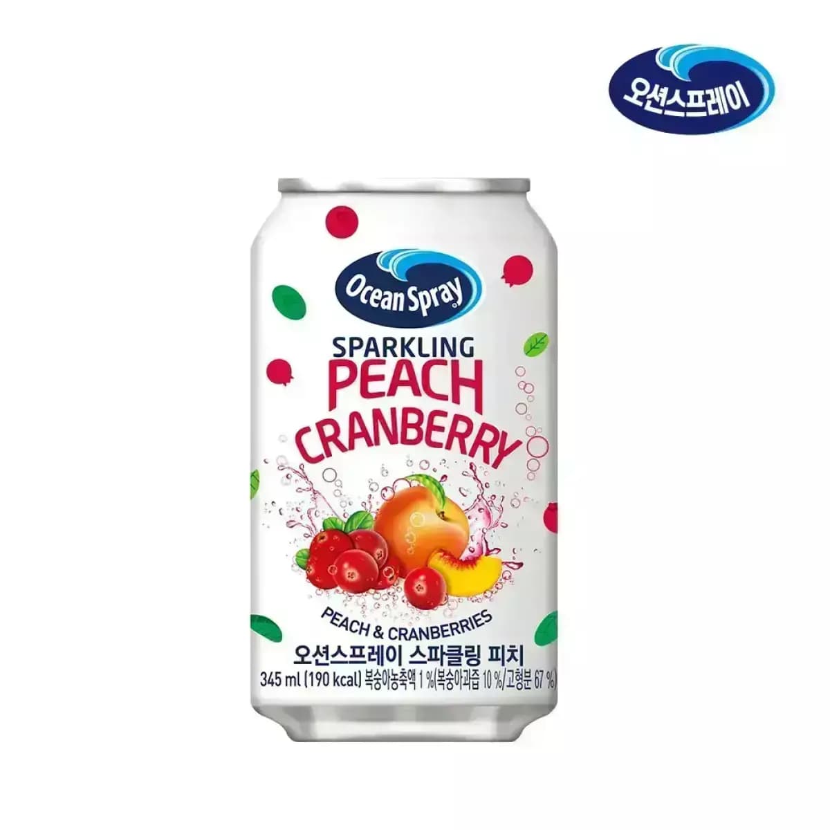 오션스프레이 스파클링 피치 345ml 24캔