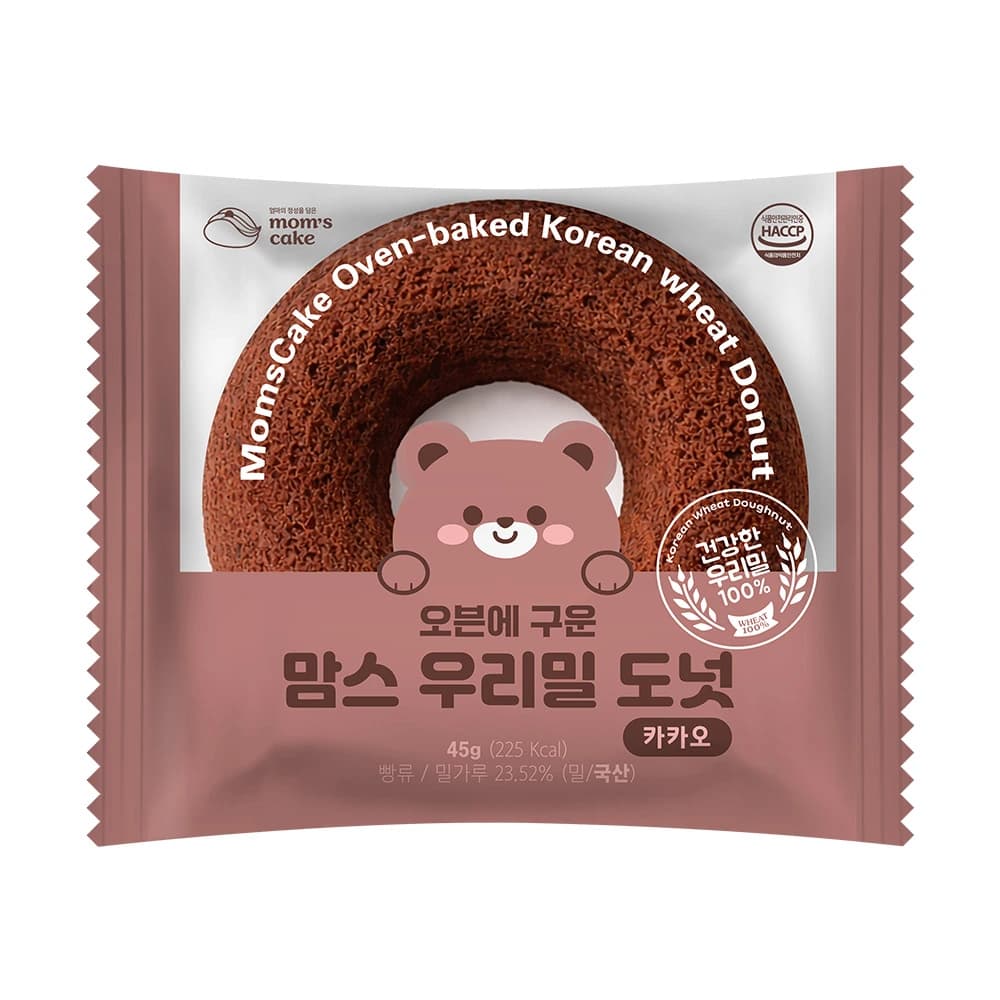 떠리몰 맘스케이크 우리밀 도넛 카카오 45g x 30개 무료배송 8990원 26.06.22.