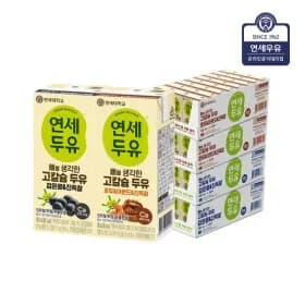 연세 고칼슘 두유 검은콩+호두아몬드 180ml 96팩 31,370원
